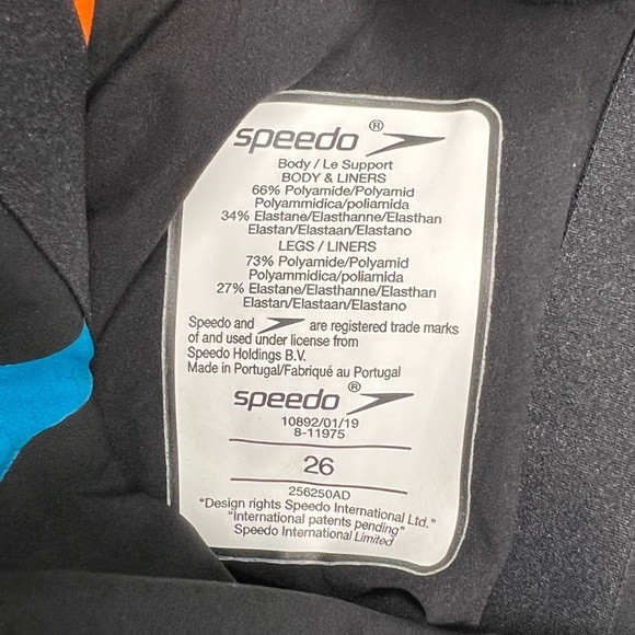 Speedo Blue and Orange One Piece‎ Swimwear - Picture 7 of 8